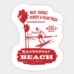 Kaanapali Beach Sticker